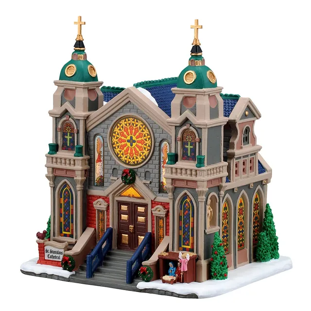 lemax-st-stanislaus-cathedral-cath-drale-lumineuse-caddington image 1