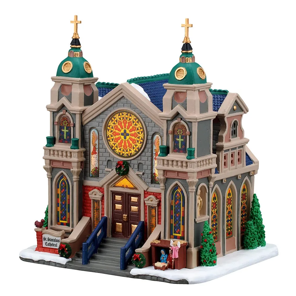 lemax-st-stanislaus-cathedral-cath-drale-lumineuse-caddington image 1