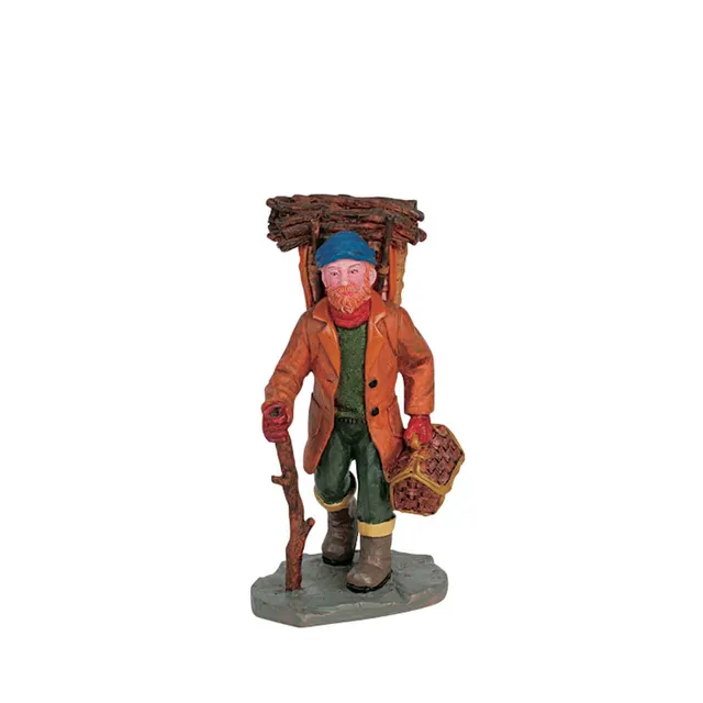 lemax-gathering-kindling-figurine-ramassage-de-bois-village-de-no-l image 1