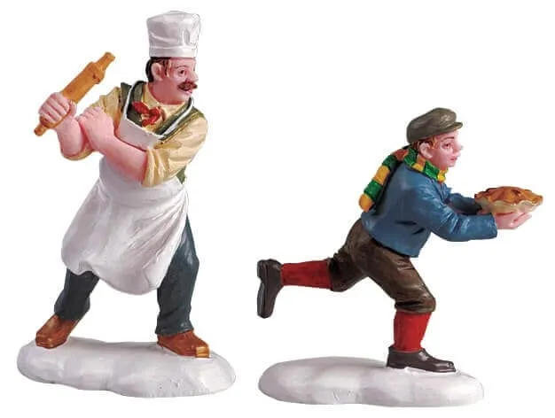 lemax-pie-thief-set-of-2-duo-figurines-gourmandes-village image 1