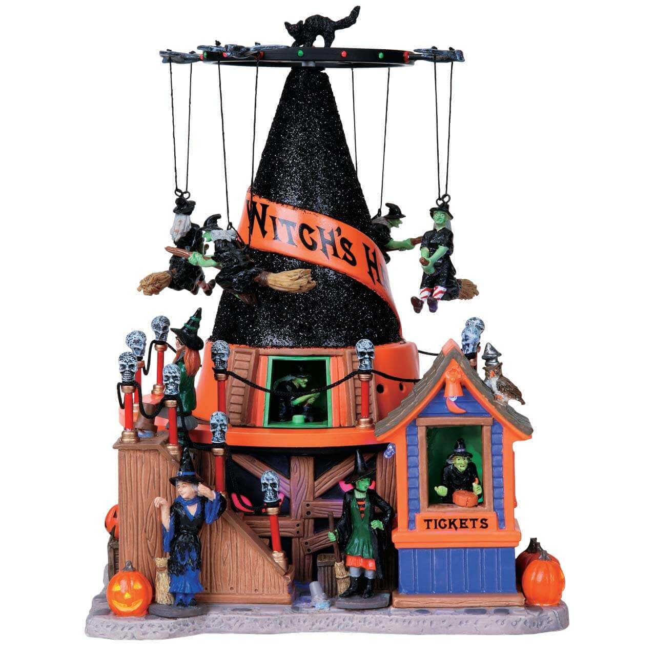 lemax-witch-s-hat-man-ge-sorci-res-lumineux-spooky-town image 2