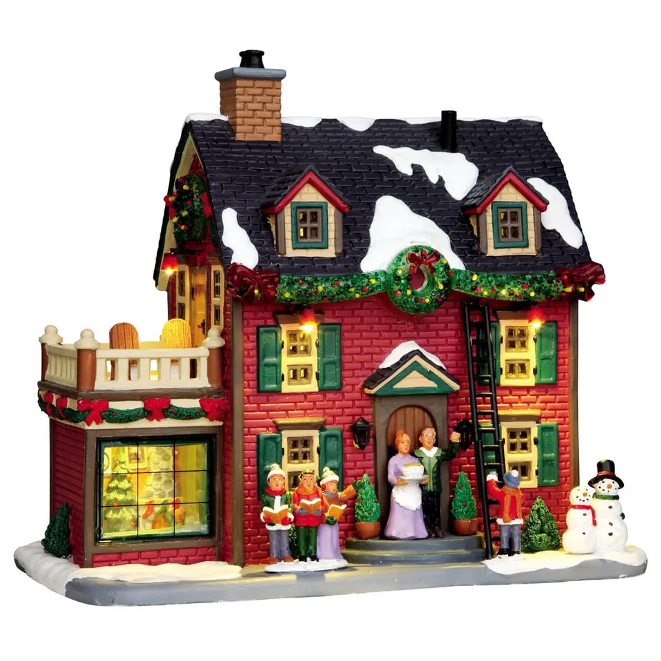 lemax-decorating-the-new-england-hearth-sc-ne-lumineuse-guirlandes image 1