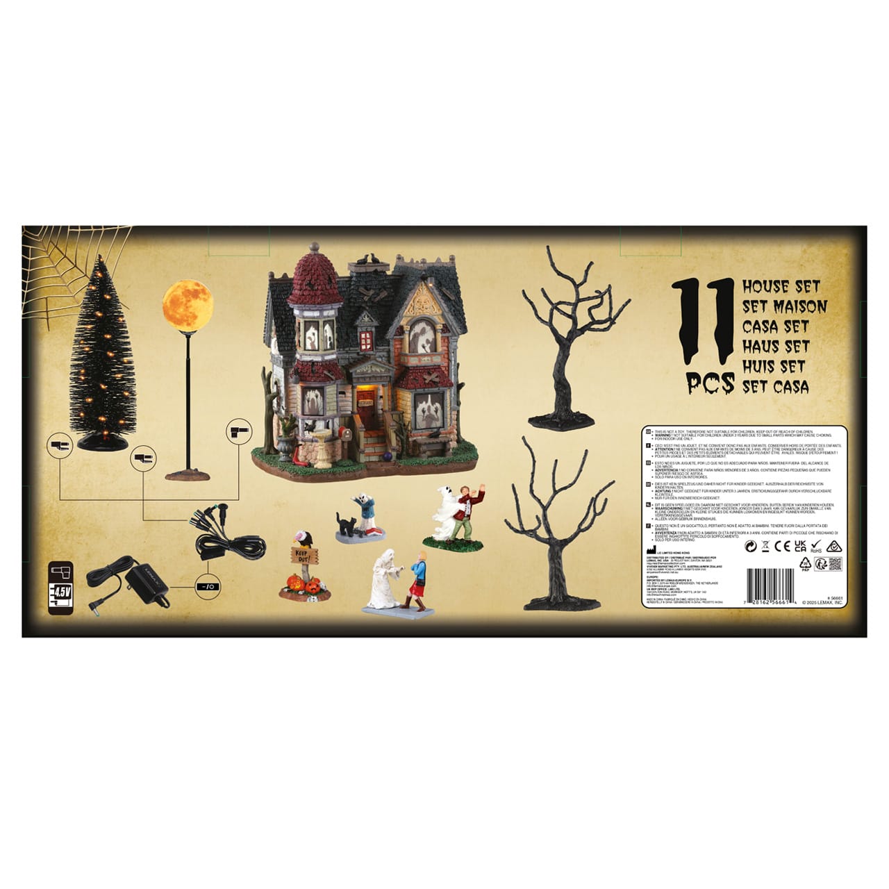 lemax-the-house-of-shadows-set-manoir-hant-spooky-town image 3