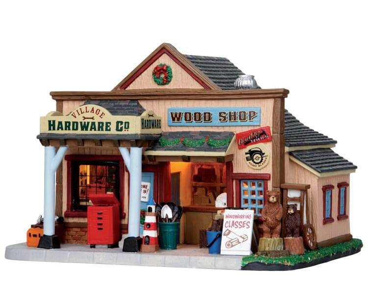 lemax-village-hardware-woodshop-atelier-de-village-de-no-l-lumineux image 1