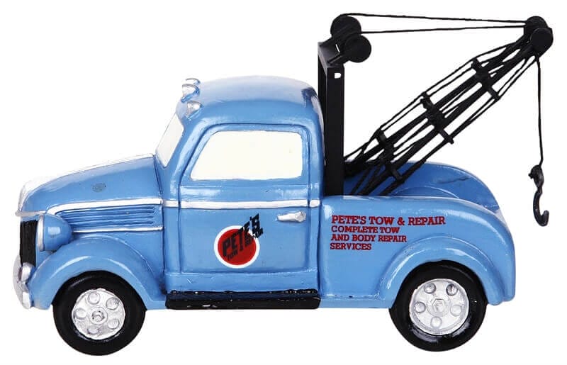 lemax-tow-truck-figurine-d-panneuse-village-de-no-l image 3