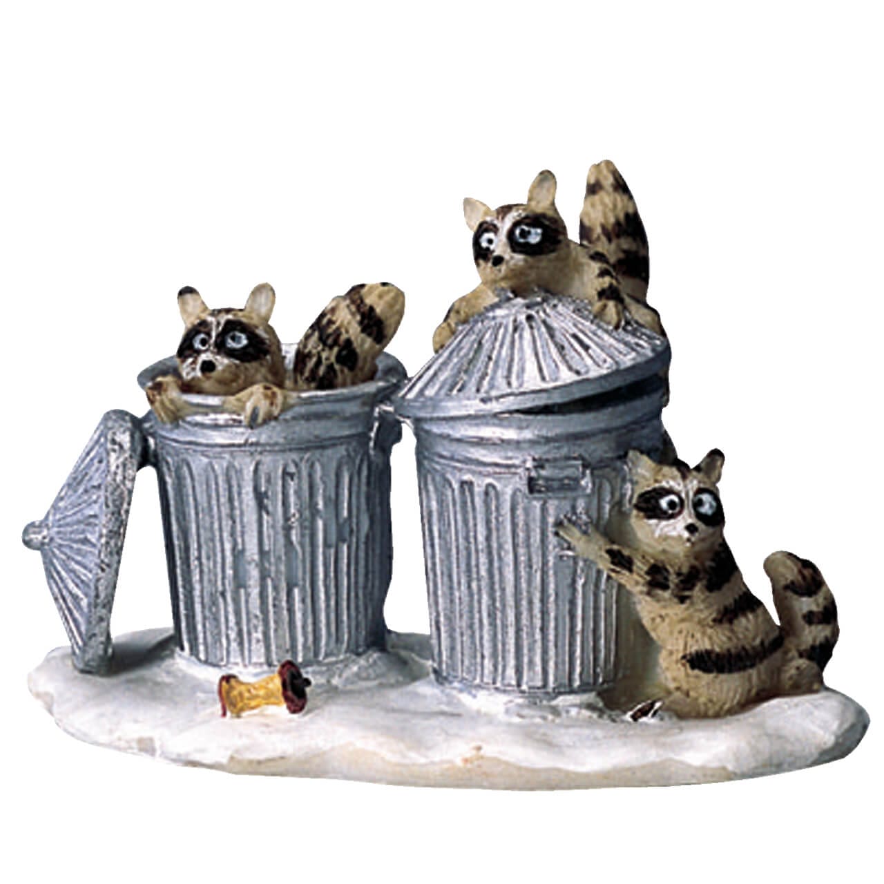 lemax-trash-bandits-figurine-animaux-village-de-no-l image 1