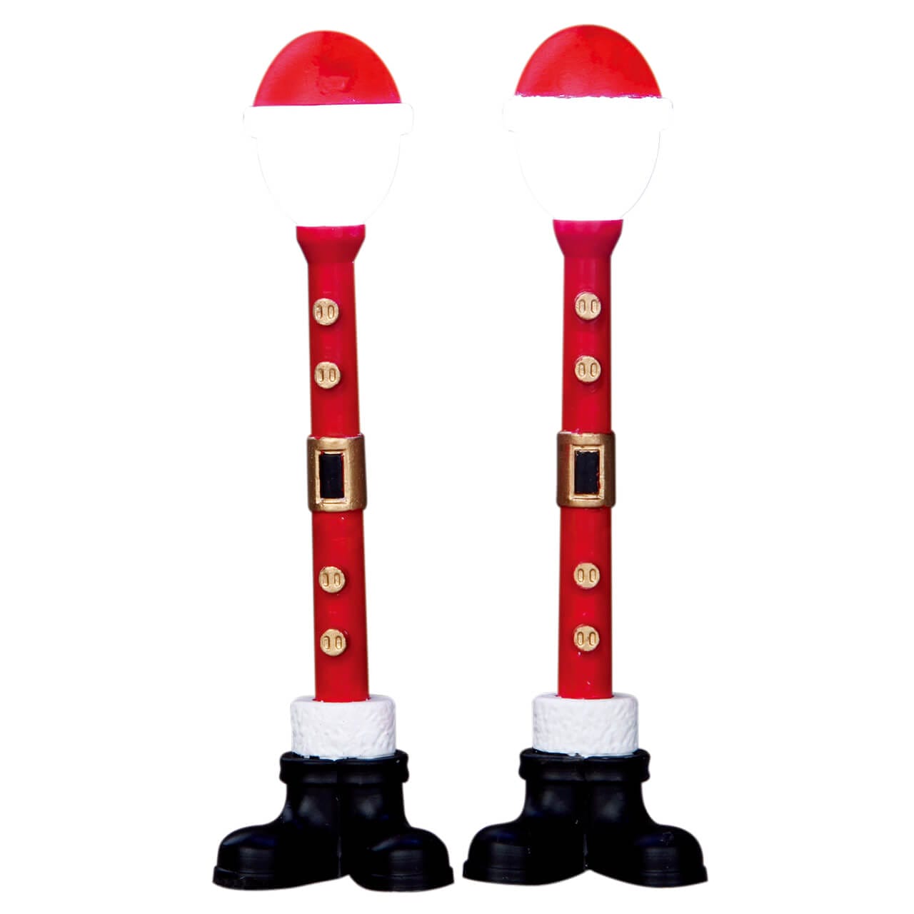 lemax-santa-street-lamp-lot-de-2-lampadaires-de-village-de-no-l image 1
