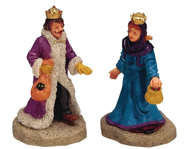 lemax-king-queen-figurines-royales-spooky-town image 1