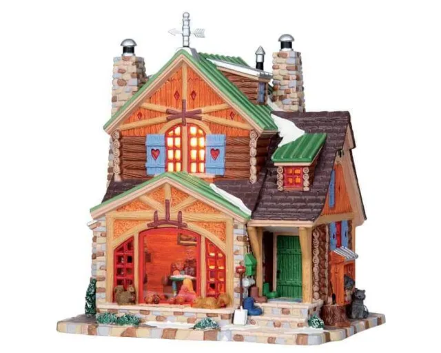 lemax-cozy-cabin-chalet-de-village-de-no-l-lumineux image 1