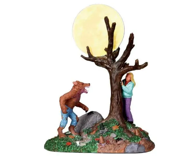 lemax-wolfman-full-moon-figurine-loup-garou-spooky-town image 1