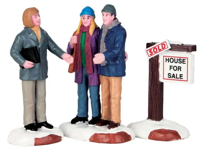 lemax-sold-set-of-3-lot-de-3-figurines-village-de-no-l image 1