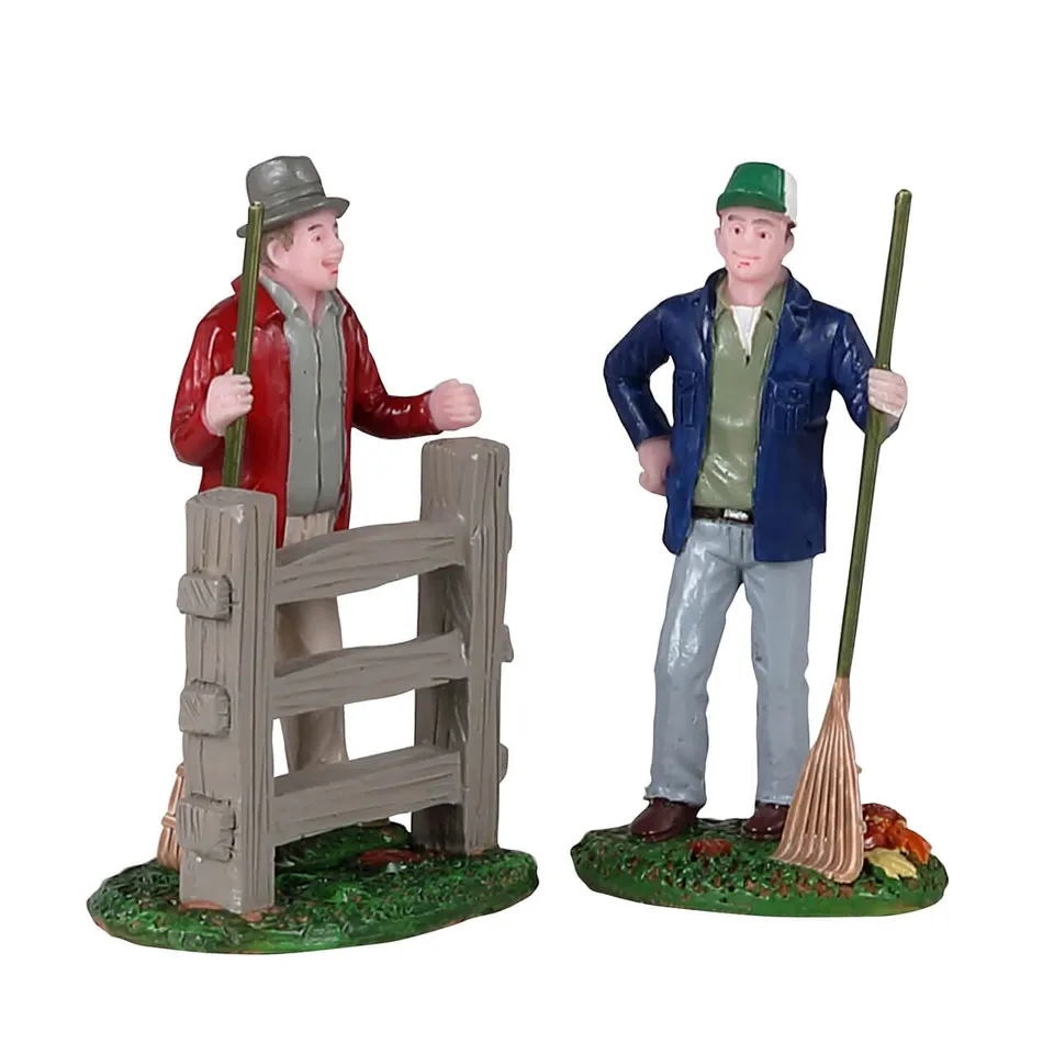 lemax-friendly-neighbors-figurine-harvest-crossing image 1