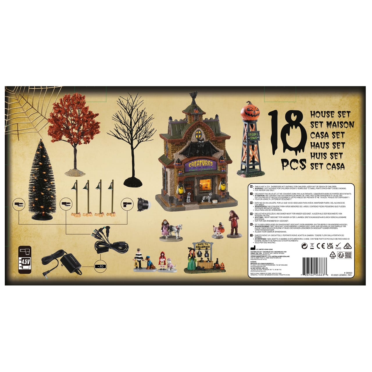 lemax-creatures-of-the-night-pet-shop-set-animalerie-halloween-spooky-town image 3