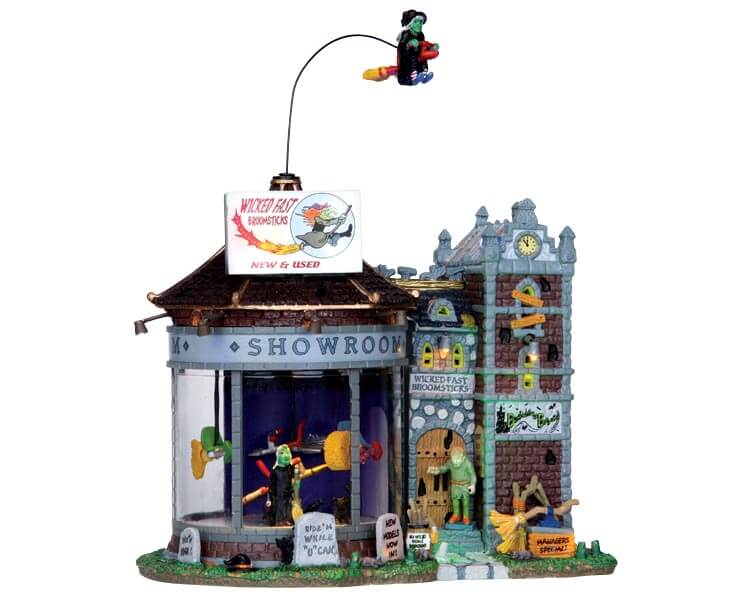 lemax-wicked-fast-broomsticks-boutique-balais-magiques-spooky-town image 2
