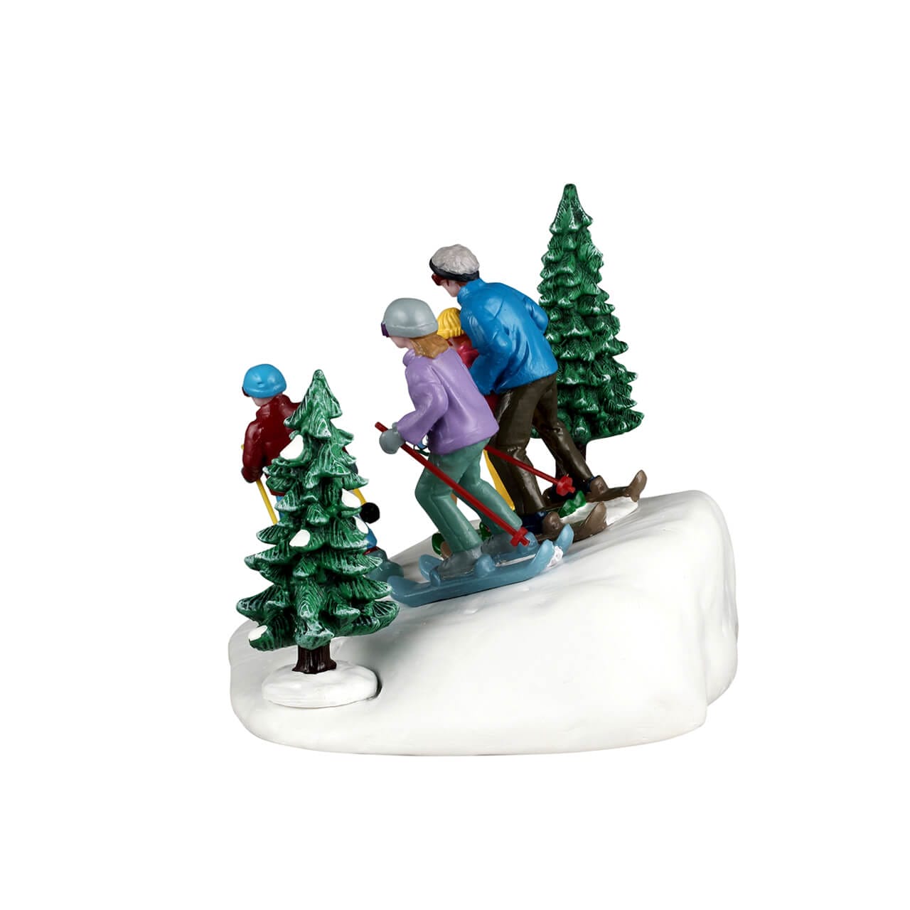 lemax-family-ski-day-figurines-famille-au-ski-vail-village image 3