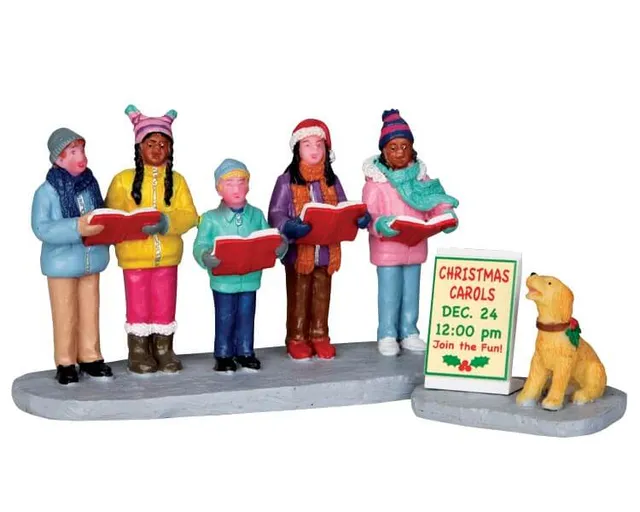 lemax-christmas-carolers-figurines-chanteurs-de-no-l-miniatures image 1