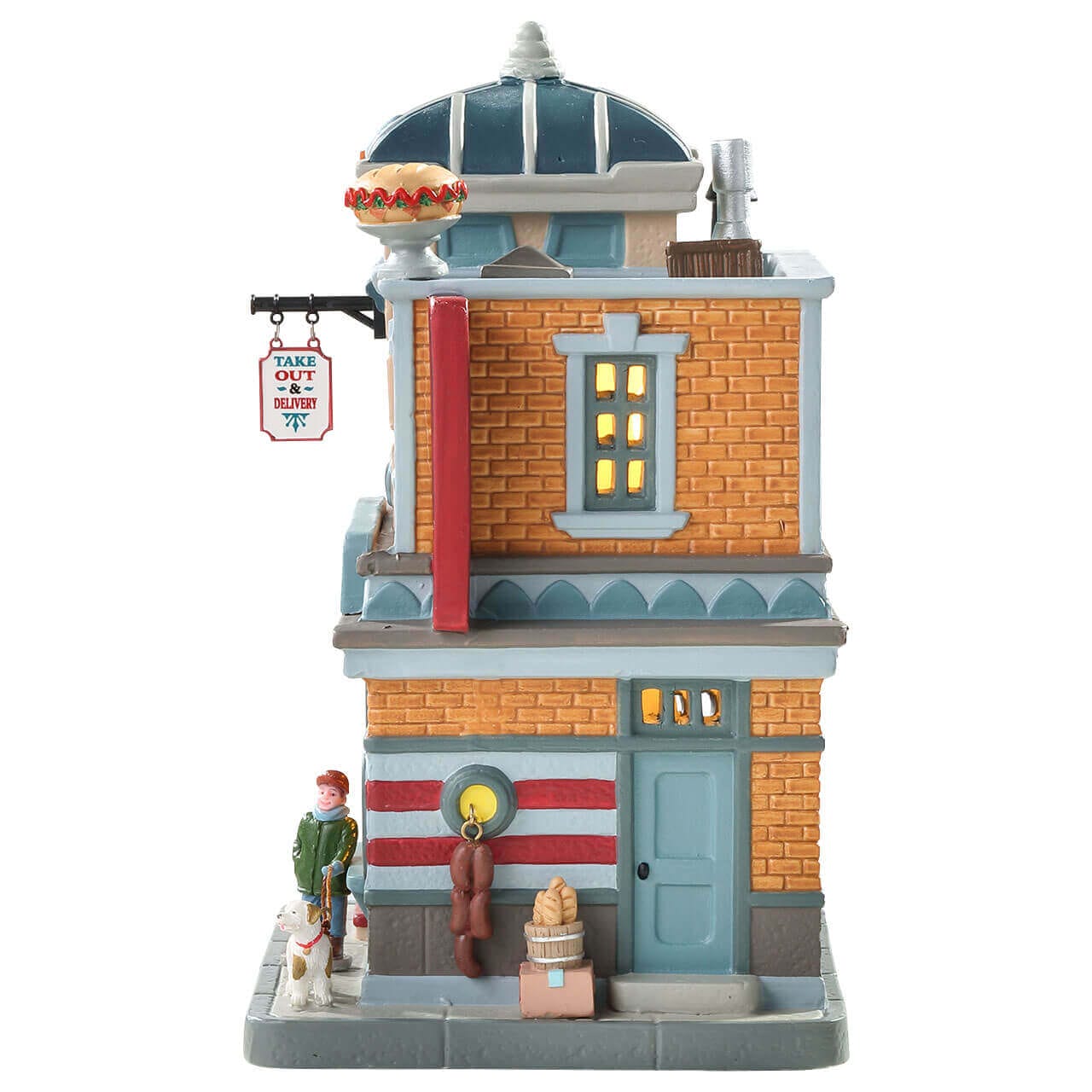 lemax-davids-deli-village-miniature-lumineux image 2