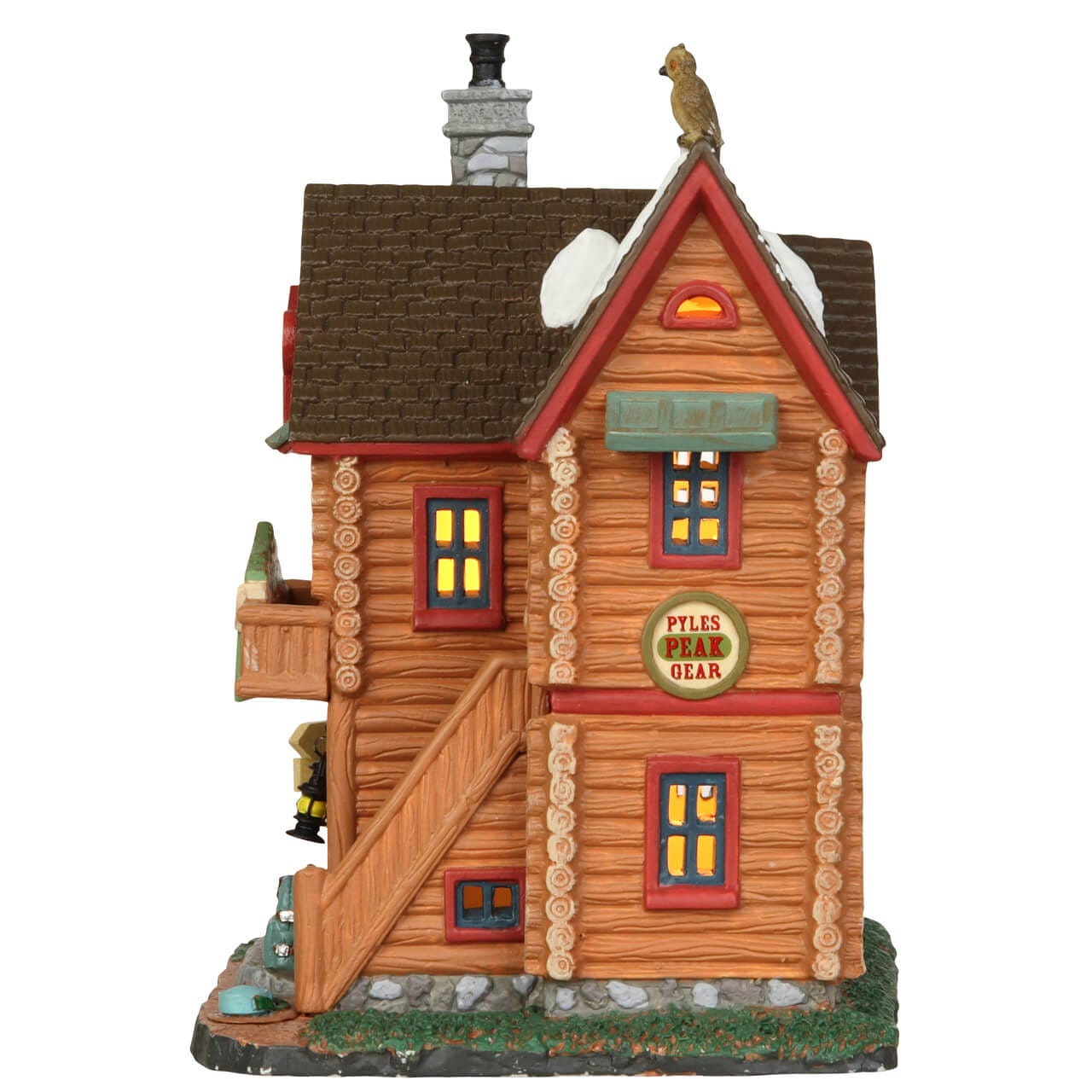 lemax-hiker-s-hangout-refuge-miniature-village-de-no-l image 3