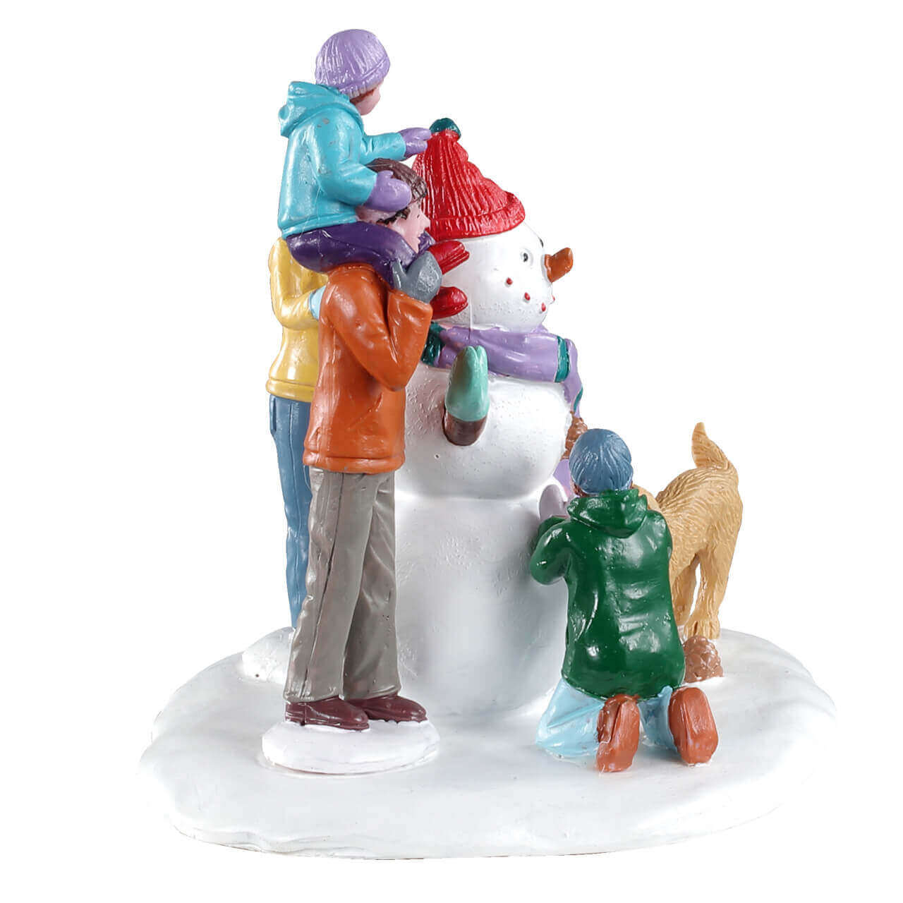 lemax-snowman-teamwork-figurine-famille-bonhomme-de-neige-vail-village image 2