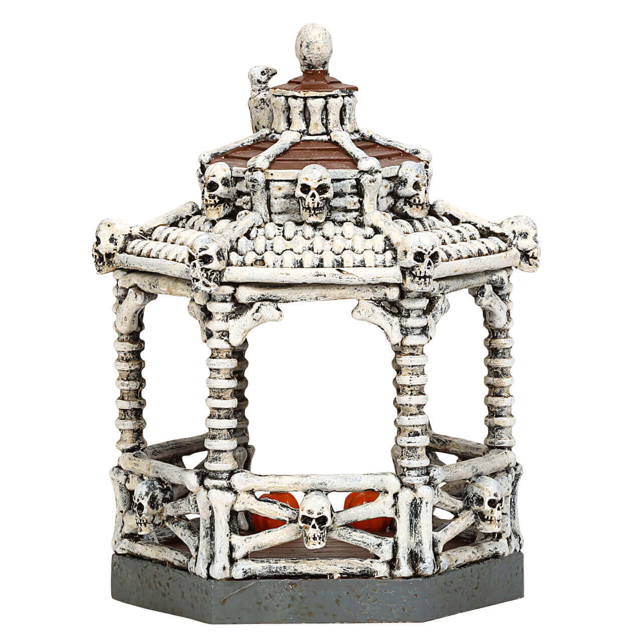 lemax-new-skeleton-gazebo-kiosque-spooky-town-miniature image 4