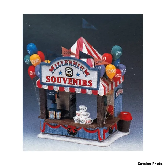 lemax-souvenir-stand-stand-miniature-village-de-no-l image 1