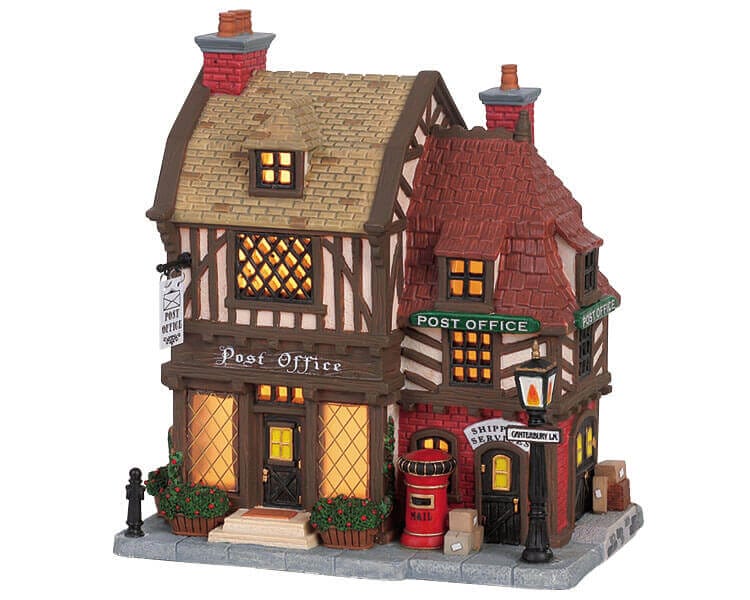 lemax-tudor-post-office-b-timent-lumineux-de-no-l image 1