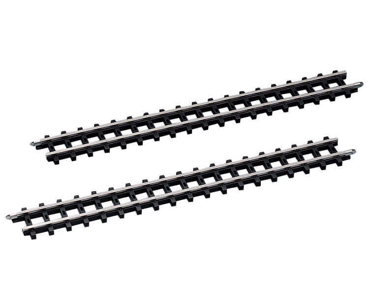 lemax-2-pc-straight-railway-tracks-rails-droits-x2-pour-village image 1