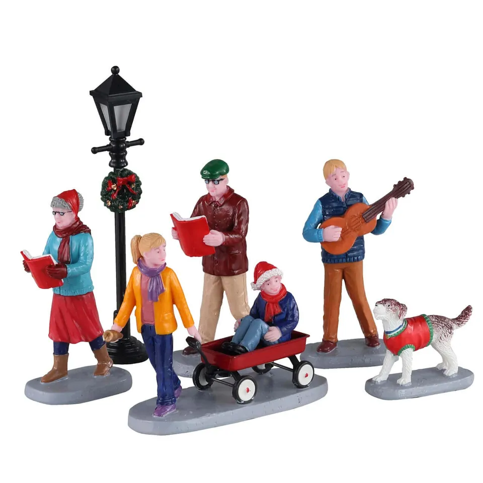 lemax-merry-songs-figurines-chorale-de-no-l-miniature image 1