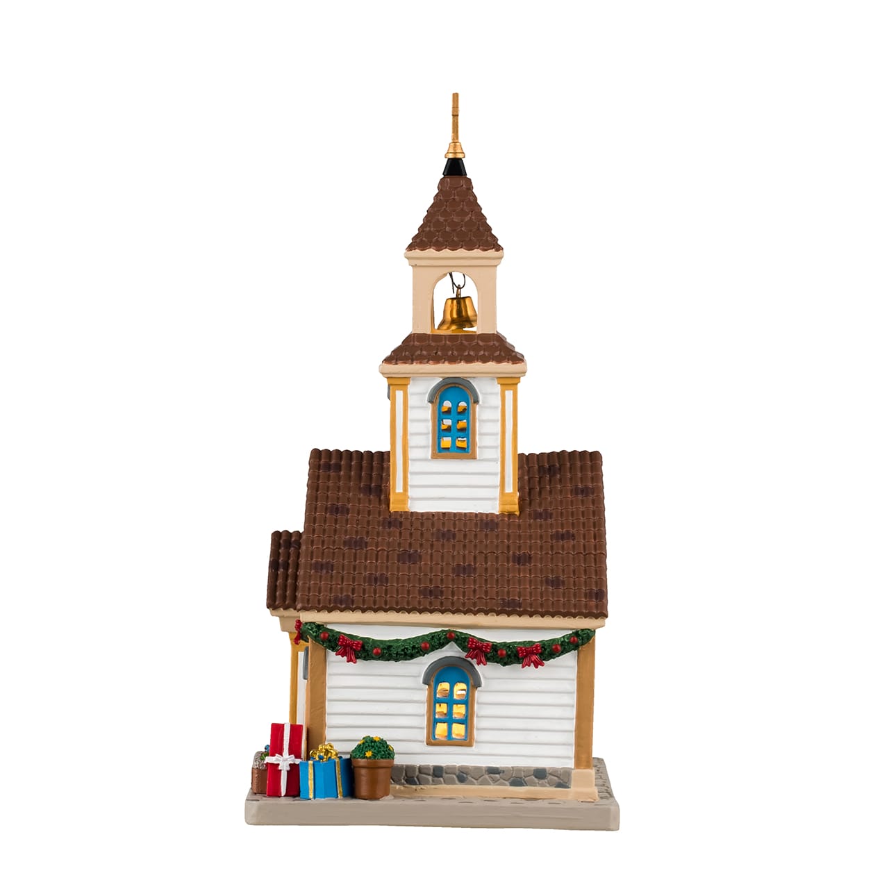 lemax-the-new-village-church-glise-de-village-miniature-lumineuse image 3