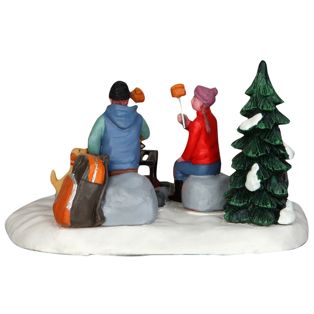 lemax-campfire-fondue-sc-ne-figurines-feu-de-camp-vail-village image 3