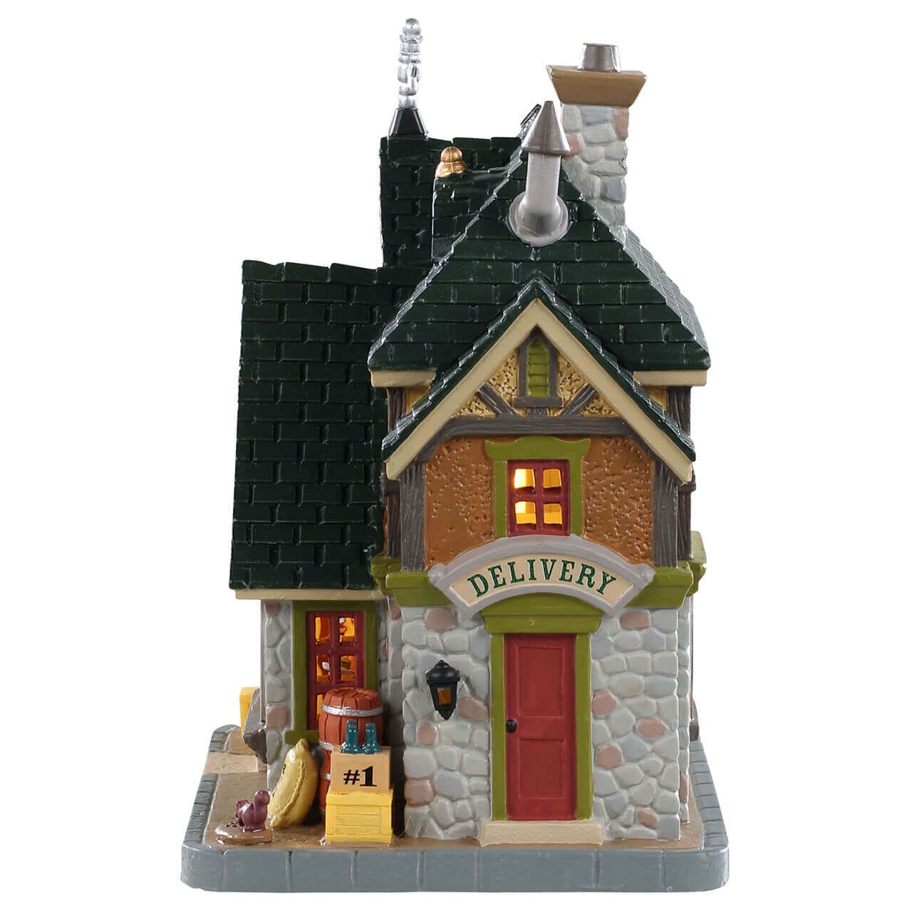 lemax-the-oak-and-acorn-pub-pub-anglais-miniature-lumineux image 2