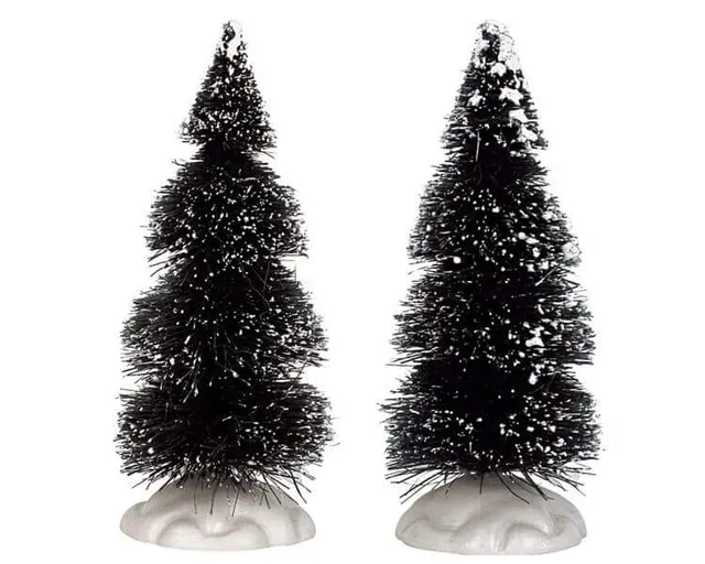 lemax-shaped-bristle-tree-small-petit-sapin-stable-pour-village-de-no-l image 1