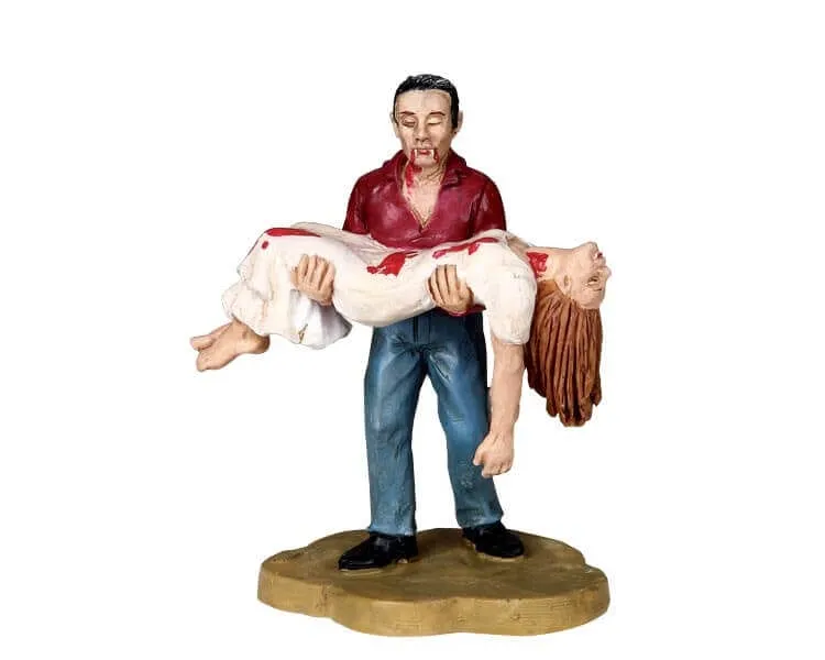 lemax-young-love-figurine-couple-village-miniature image 1