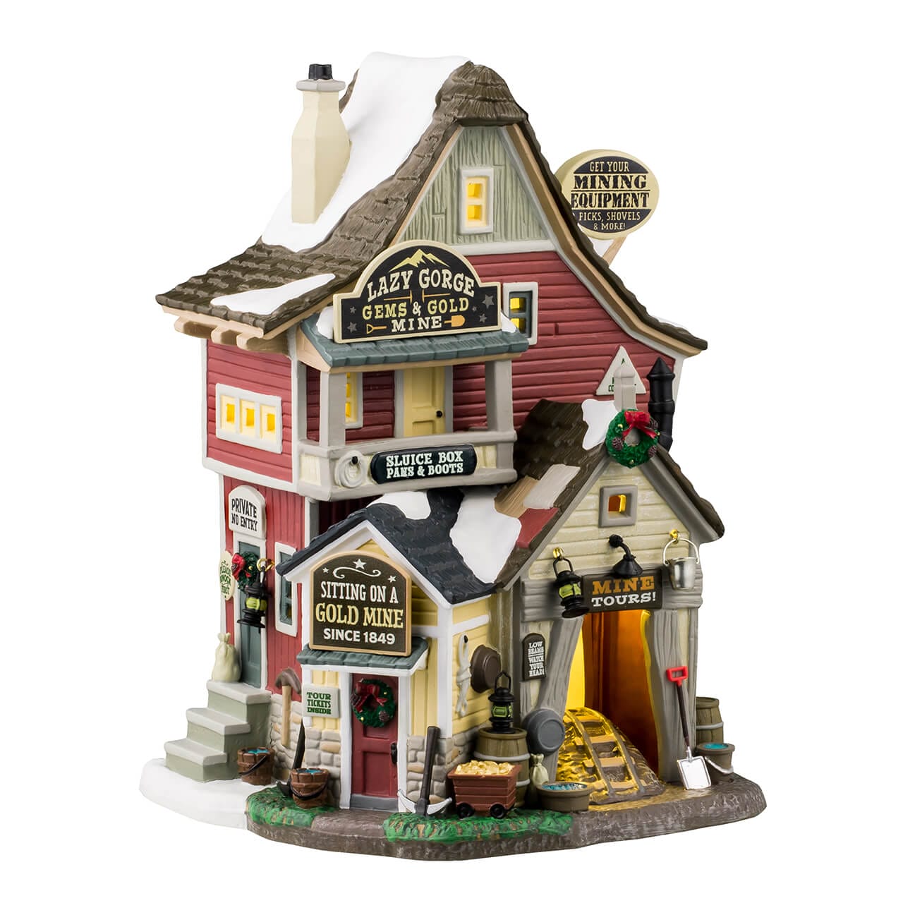 lemax-lazy-gorge-gems-gold-mine-mine-d-or-lumineuse-vail-village image 1