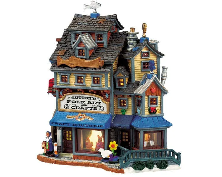 lemax-sutton-s-folk-art-crafts-maison-boutique-artisanale-lumineuse image 1