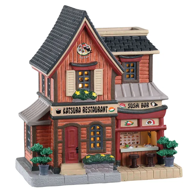 lemax-katsura-sushi-restaurant-restaurant-miniature-village-de-no-l image 1