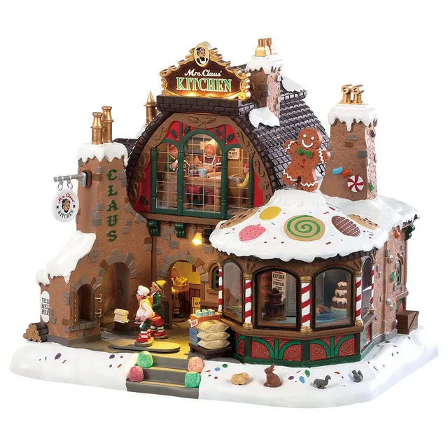 lemax-mrs-claus-kitchen-cuisine-anim-e-santa-s-wonderland image 1
