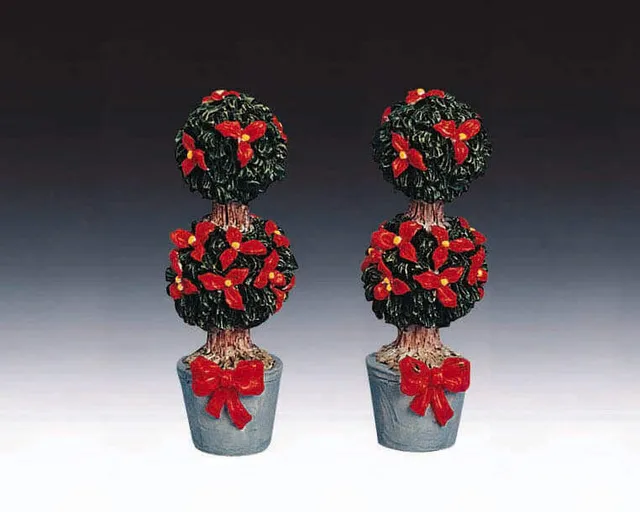 lemax-round-shaped-topiaries-topiaires-rondes-miniatures image 1