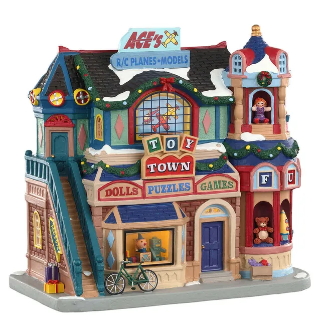 lemax-toy-town-magasin-de-jouets-lumineux image 1