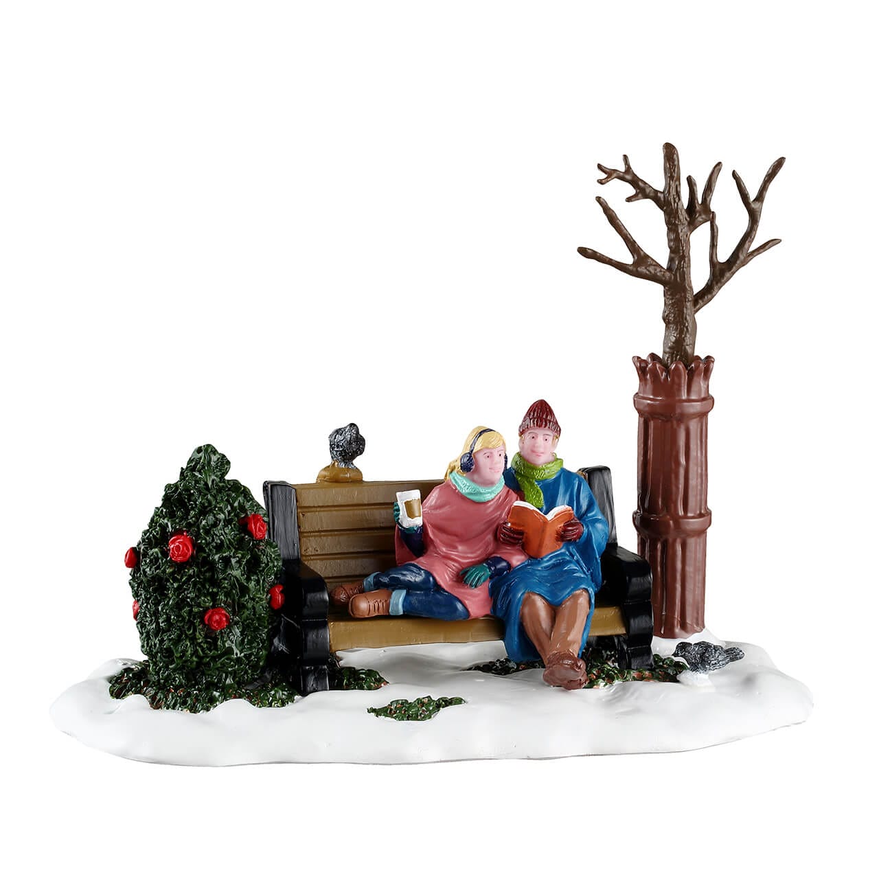 lemax-cozy-christmas-figurine-village-de-no-l-sc-ne-douillette image 5