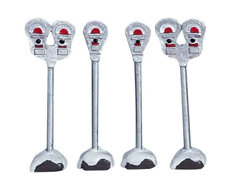 lemax-parking-meters-parcm-tres-miniatures-village-de-no-l image 1