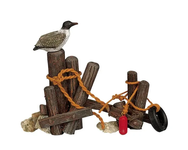 lemax-wooden-mooring-accessoire-village-de-no-l image 1