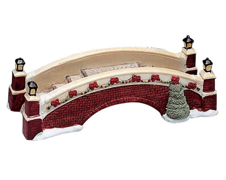 lemax-new-lamp-bridge-pont-lumineux-village-miniature image 1