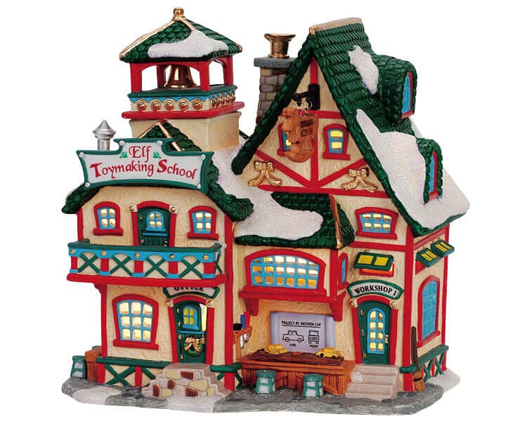 lemax-elf-toymaking-school-cole-des-lutins-lumineuse image 1