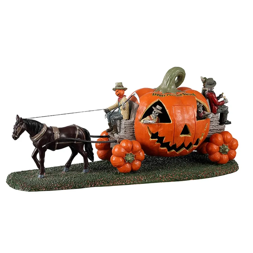 lemax-spooky-pumpkin-express-train-citrouille-halloween-spooky-town image 1