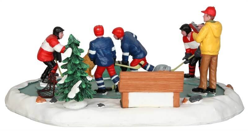 lemax-hockey-tryouts-figurine-hockey-village-de-no-l image 3