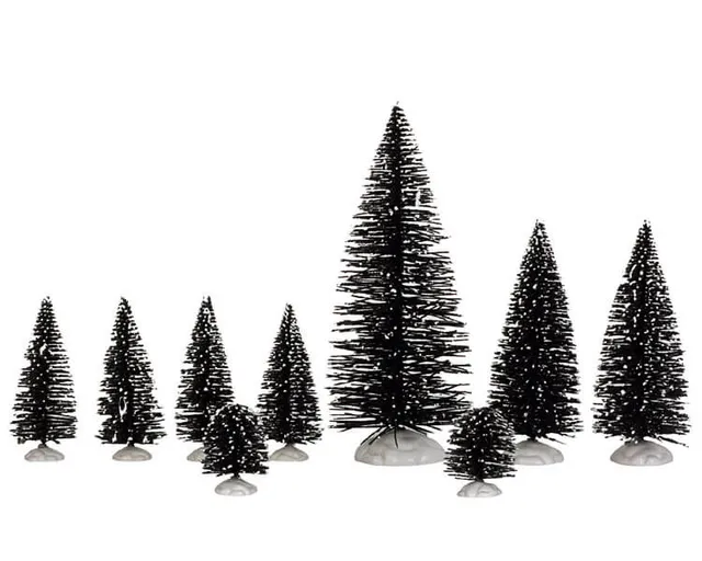 lemax-assorted-pine-tree-sapins-miniatures-pour-village-de-no-l image 1