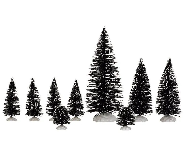lemax-assorted-pine-tree-sapins-miniatures-pour-village-de-no-l image 1