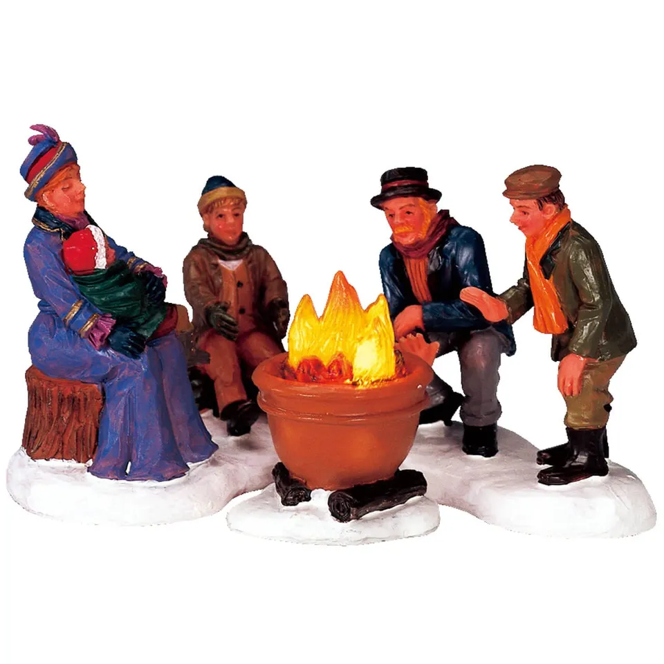 lemax-bonfire-set-de-3-feux-de-camp-miniatures image 1