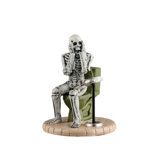 lemax-the-horror-figurine-humour-toilettes-spooky-town image 1